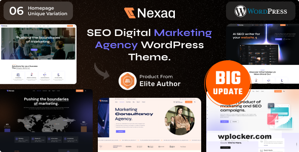 Nexaq v1.2.0 - Digital Marketing Agency WordPress Theme