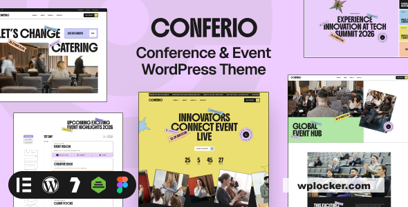 Conferio v1.0.0 - Event Conference WordPress Theme