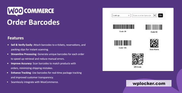 Order Barcodes for WooCommerce v1.1.0