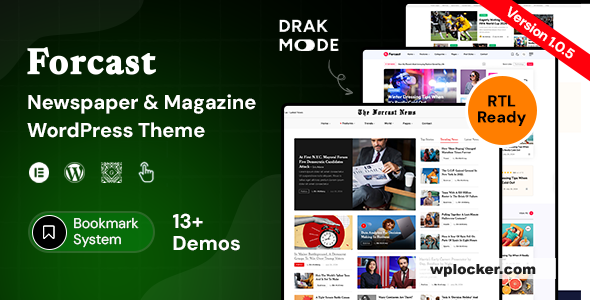 Forcast v1.0.5 - Newspaper & Magazine Theme