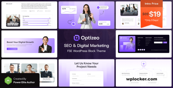 Optizeo v1.0.0 - SEO & Digital Marketing FSE WordPress Block Theme