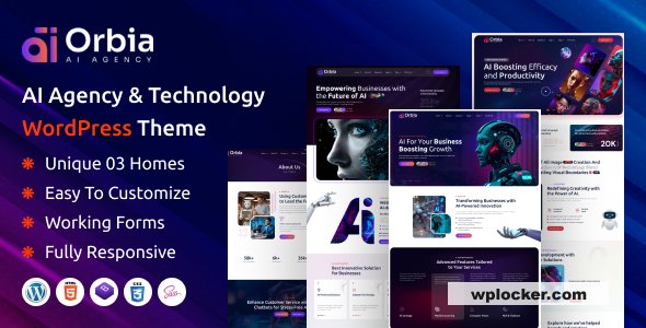 Orbia v1.0 - AI Agency & Technology WordPress Theme