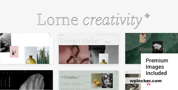 Lorne v1.1 - Creative Portfolio WordPress Theme
