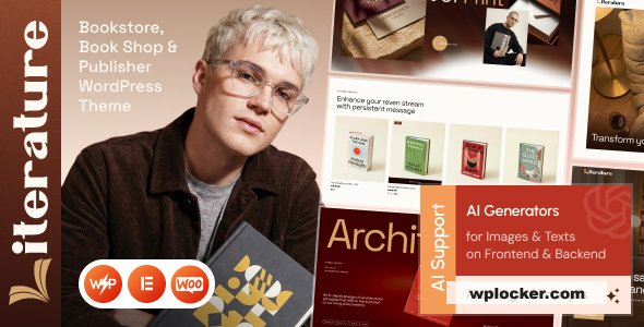 Literature v1.0 - Book Store, Publisher & Bookshop WordPress Theme