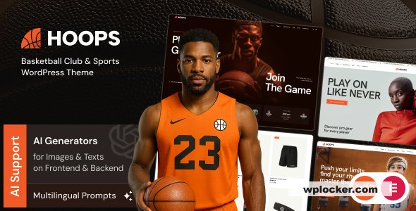 Hoops v1.5.0 - Basketball Club & Sports WordPress Theme