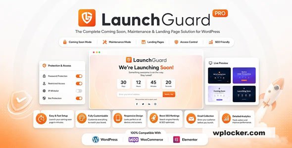 LaunchGuard Pro v1.2.1 – Coming Soon & Maintenance Mode