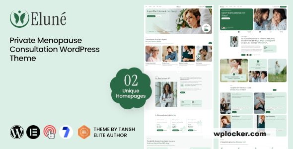 Elune v1.0.0 - Private Menopause Consultation & Midlife Wellness WordPress Theme