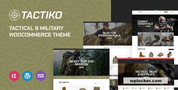 Tactiko v1.1.4 - Tactical & Military Shop WooCommerce Theme