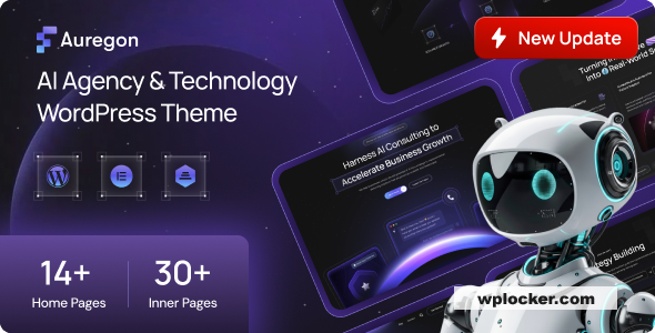 Auregon v1.0.1 - AI Agency & Technology WordPress Theme