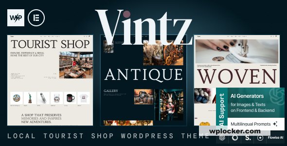 Vintz v1.3.0 - Local Tourist Antique Shop WordPress Theme