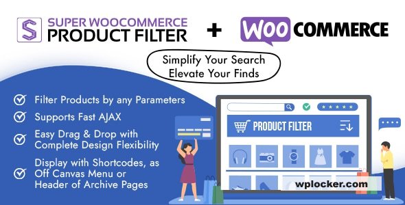 Super WooCommerce Product Filter & Shop Builder v1.4.5