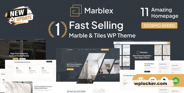 Marblex v2.3 - Marble & Tiles WordPress Theme