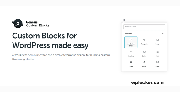 Genesis Custom Blocks Pro v1.7.1