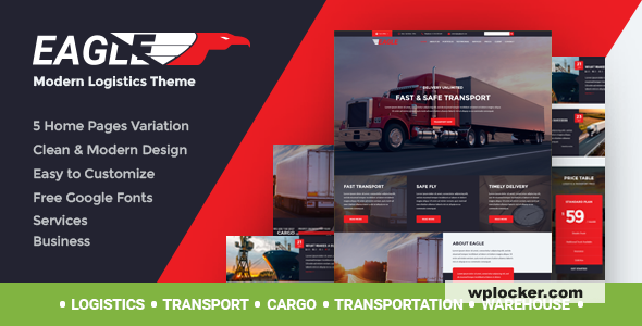 Eagle v2.0.0 - Logistics & Transportation WordPress Theme