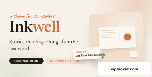 Inkwell v1.0.2 - Personal Blog WordPress Theme